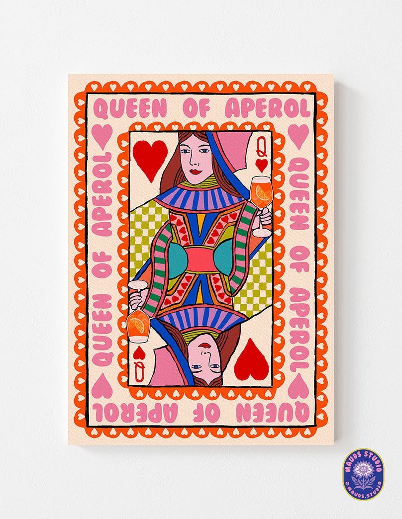 Queen of Aperol - Paper Print