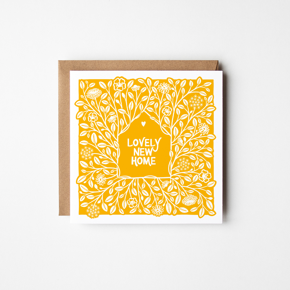 Lovely New Home - Greeting Card