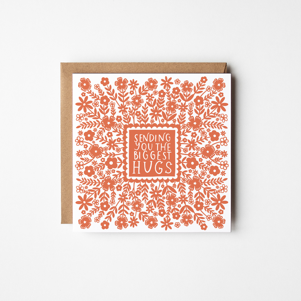 Sending You The Biggest Hugs - Greeting Card