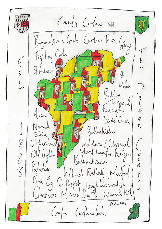 County Carlow - GAA County Colours