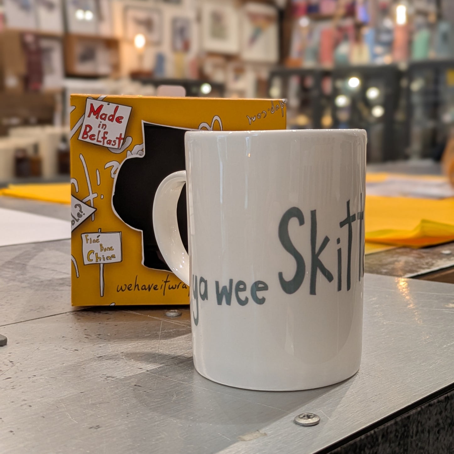 Ya Wee Skitter - Fine Bone China Mug