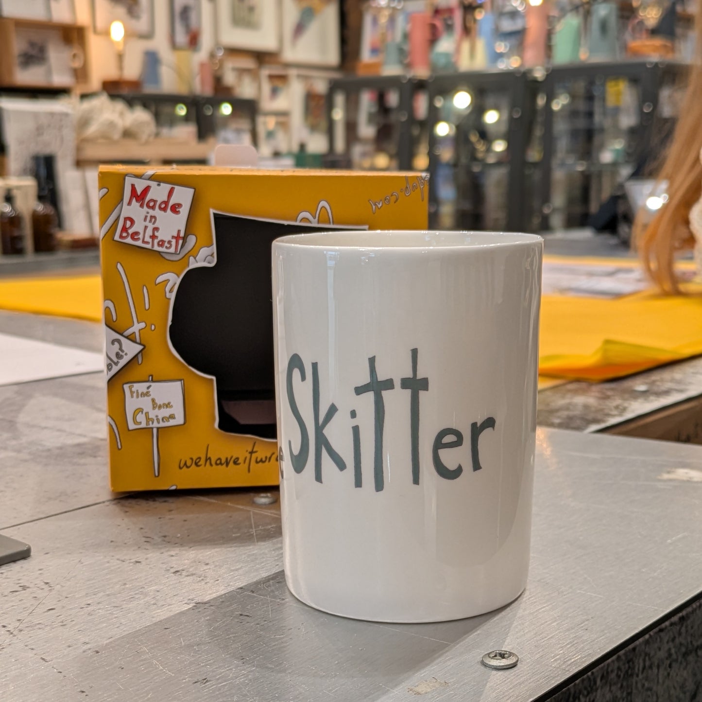 Ya Wee Skitter - Fine Bone China Mug