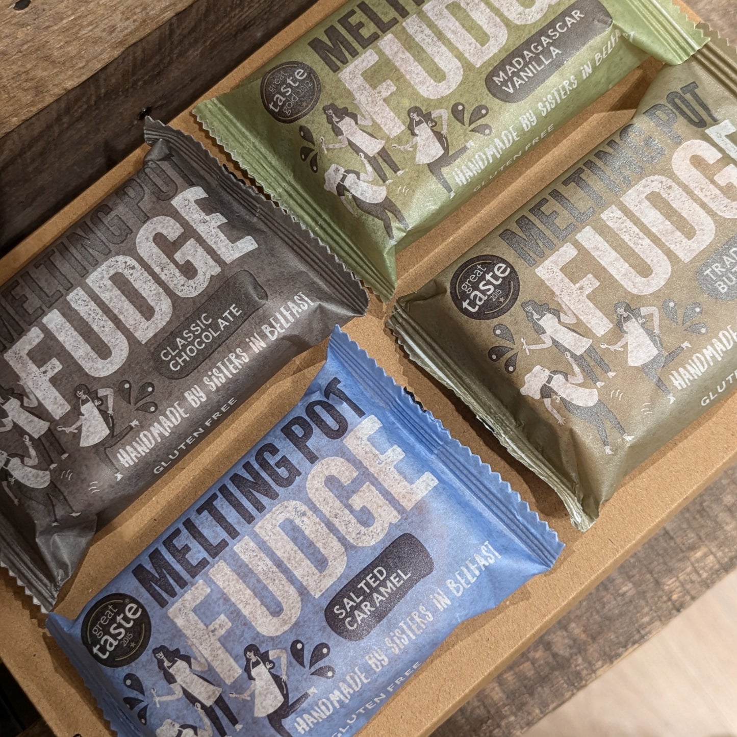 Melting Pot Fudge Gift Box (four)