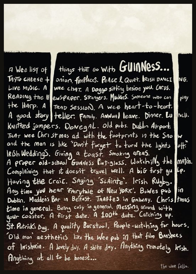 Guinness List - Print
