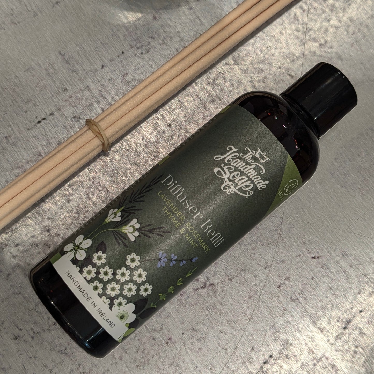 Lavender, Rosemary, Thyme & Mint Diffuser REFILL BOTTLE - Handmade in Ireland