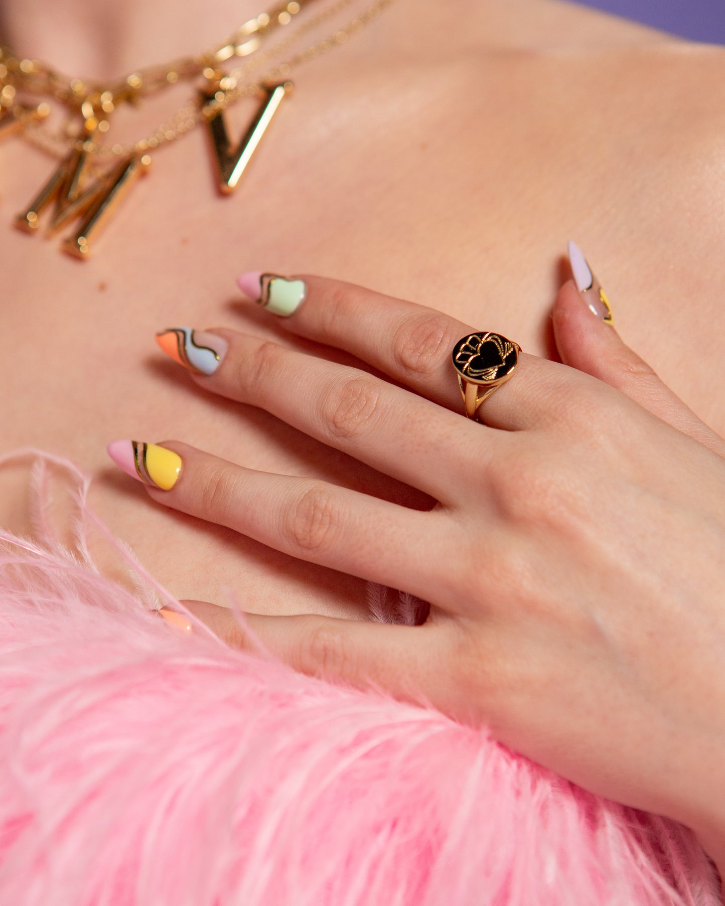 Heart Strong Claddagh Ring - Gold