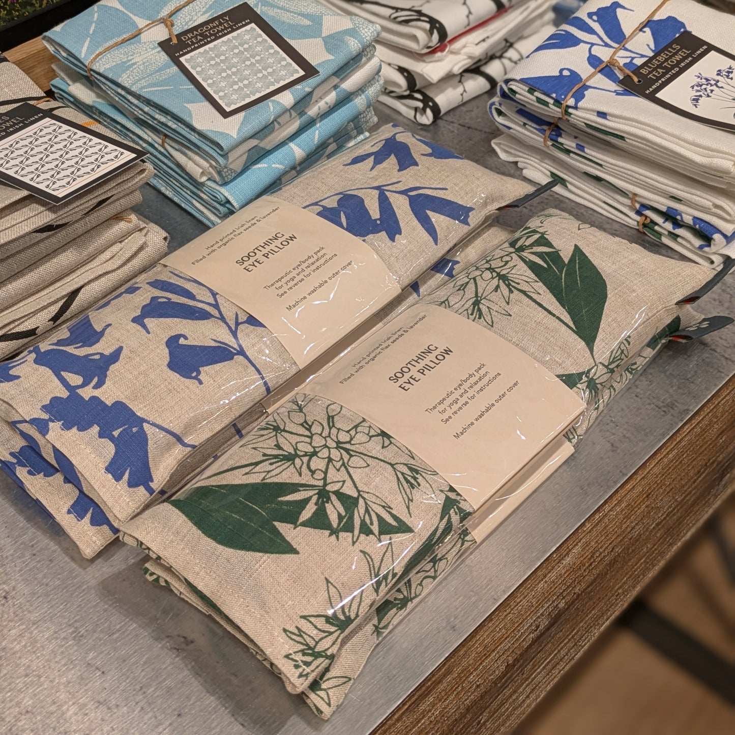 Irish Linen Eye Pillow - Bluebell