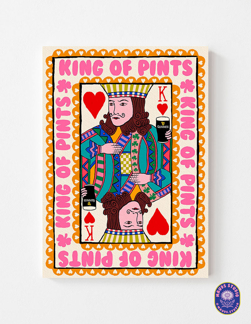 King of Pints (Colour) - Paper Print