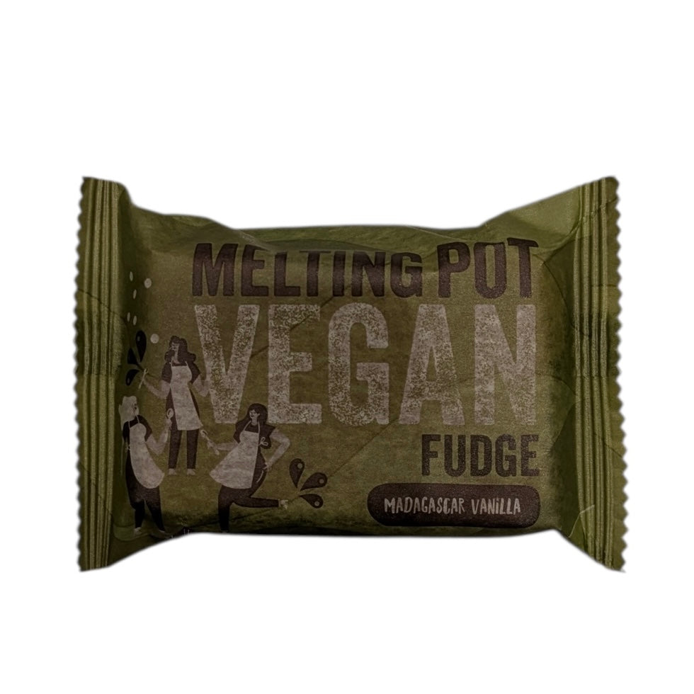 Melting Pot Vegan Madagascar Vanilla Fudge - Handmade in Belfast