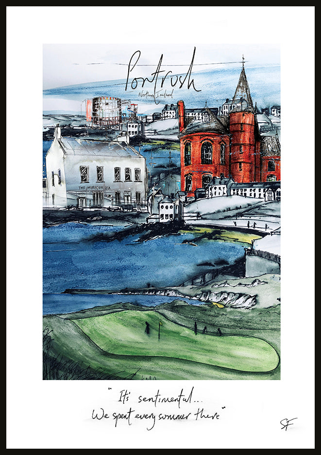 PORTRUSH - Contemporary Travel Poster