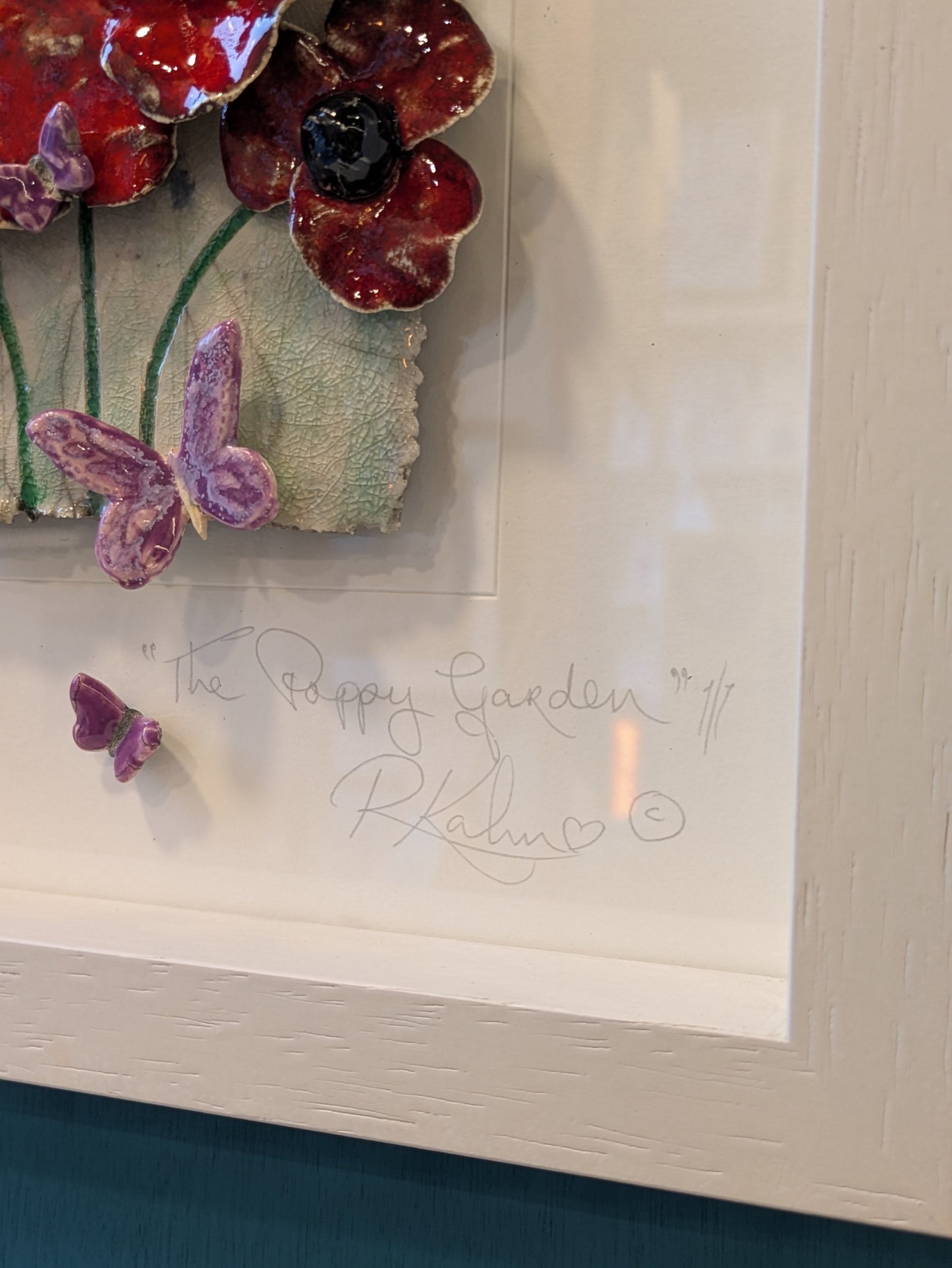 The Poppy Garden - Raku Ceramic Art by Rebeka Kahn