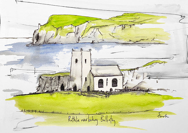 Rathlin overlooking Ballintoy