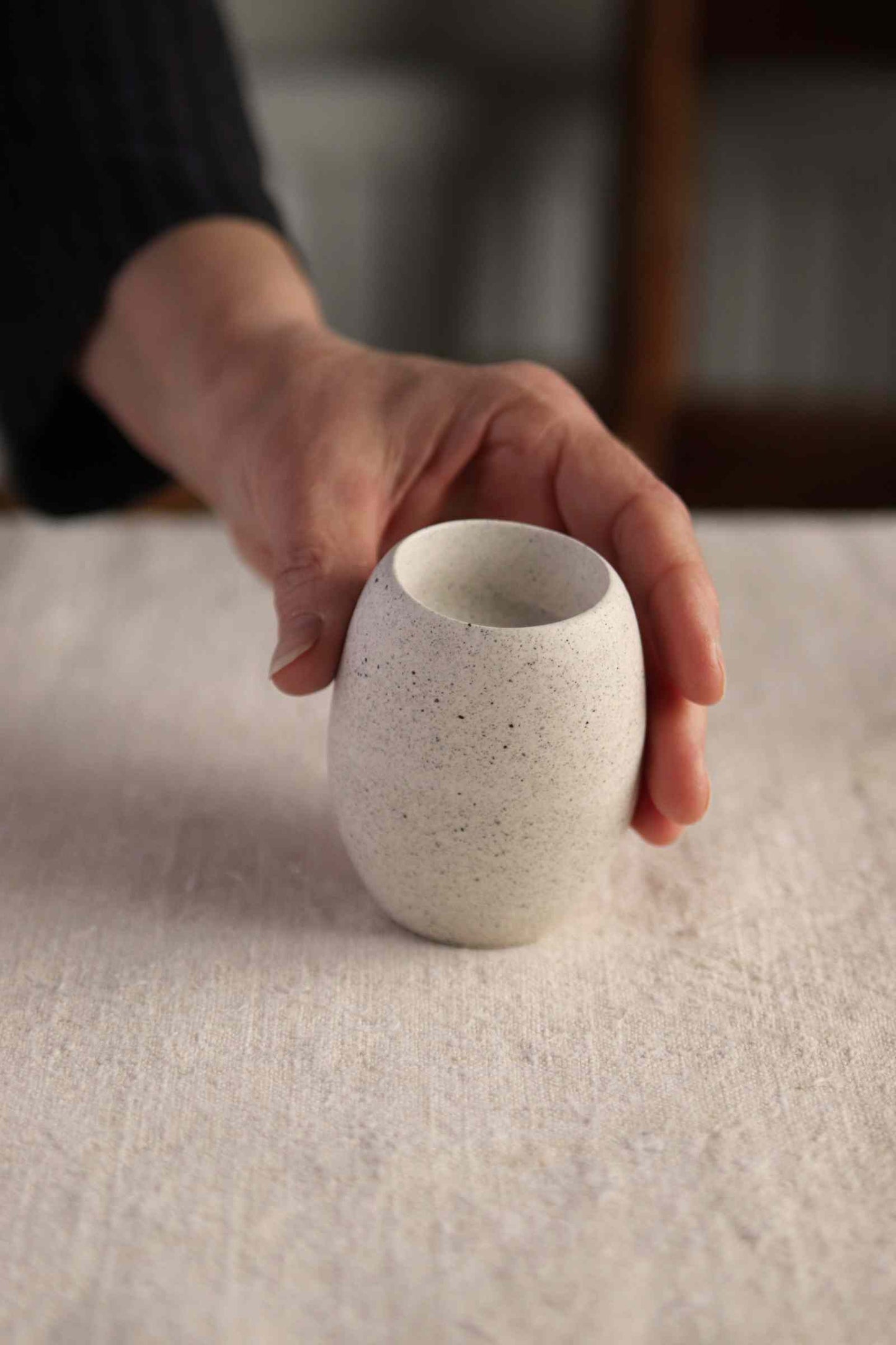 Oval Tealight Holder (Coastal Collection) - Skwid Studio