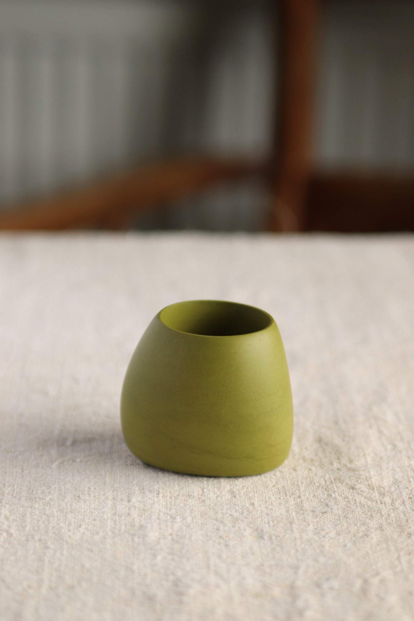 Tealight Holder (Olive Green Collection) - Skwid Studio