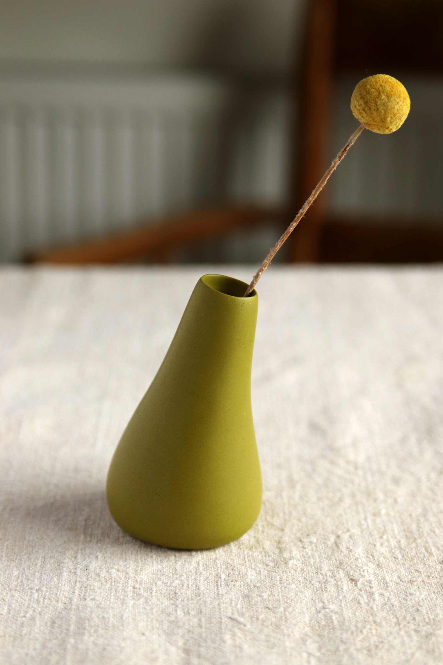 Bud Vase (Olive Green Collection) - Skwid Studio