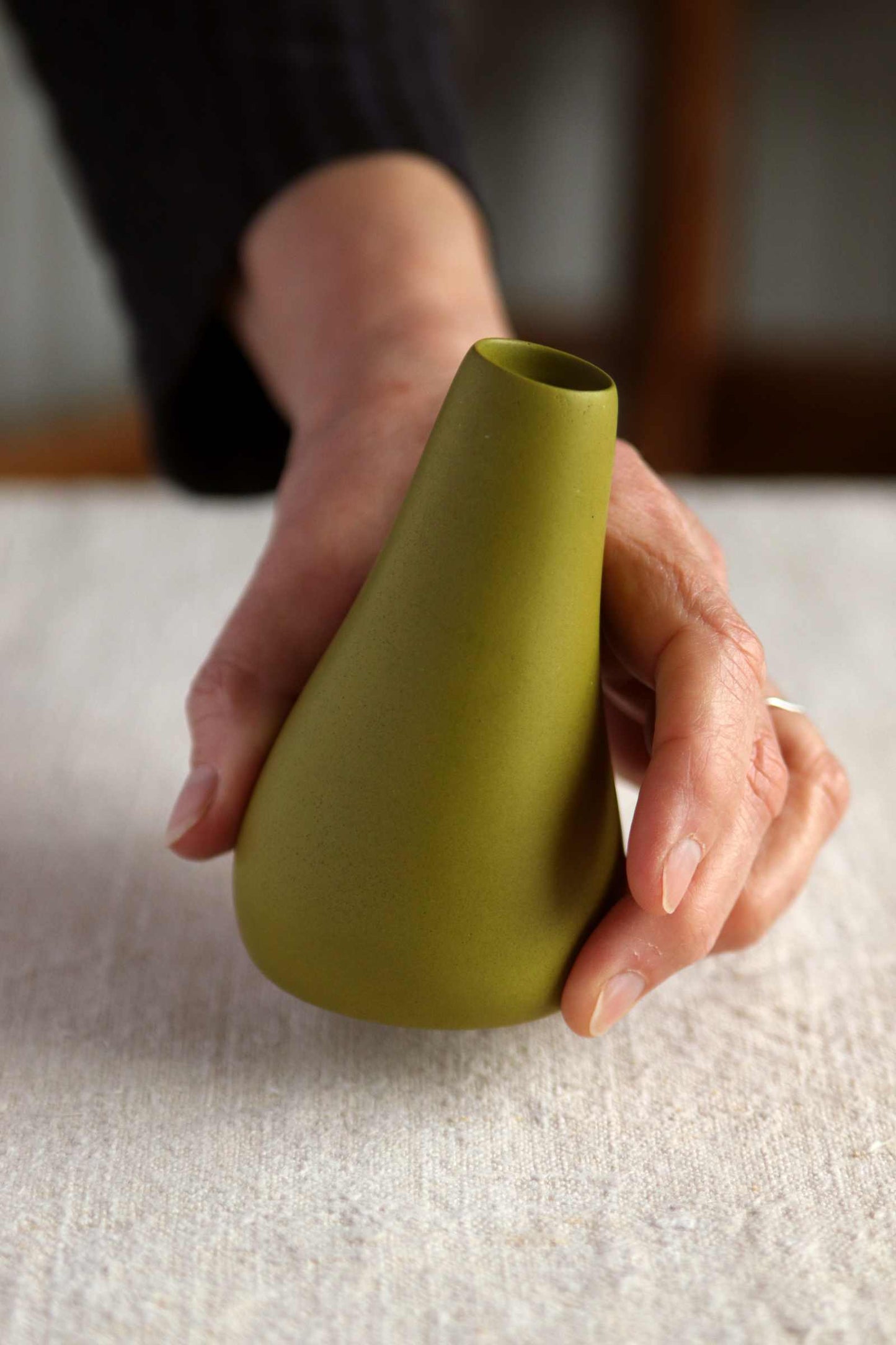 Bud Vase (Olive Green Collection) - Skwid Studio