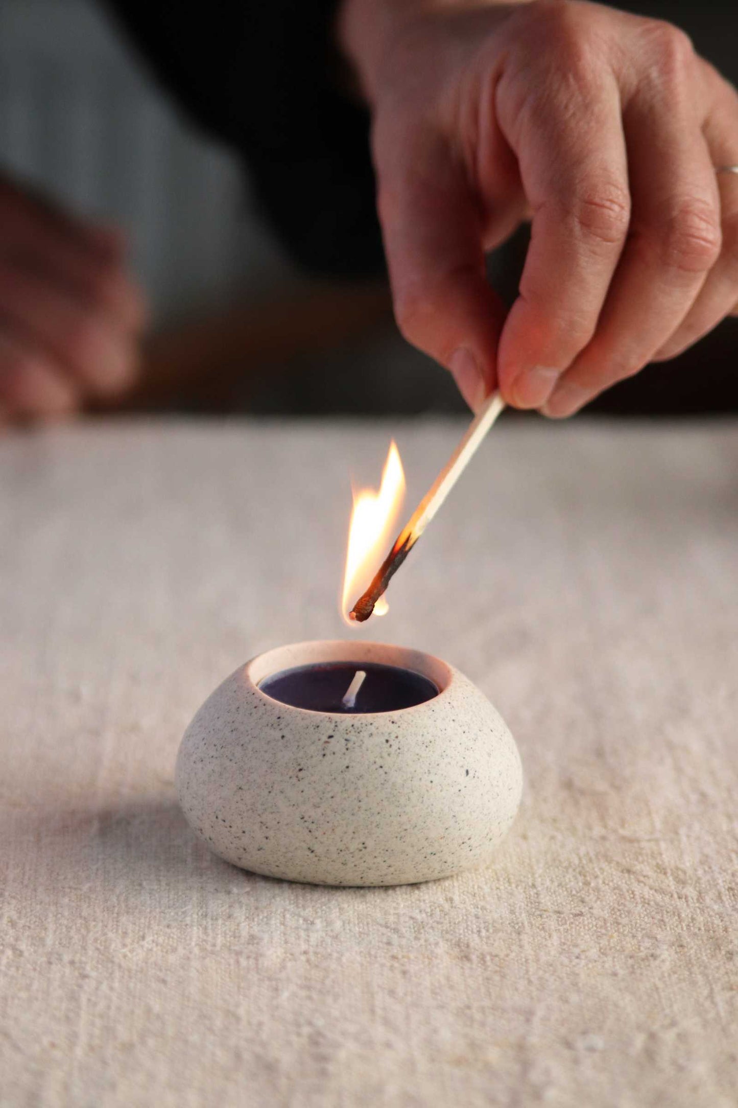 Squat Tealight Holder (Coastal Collection) - Skwid Studio