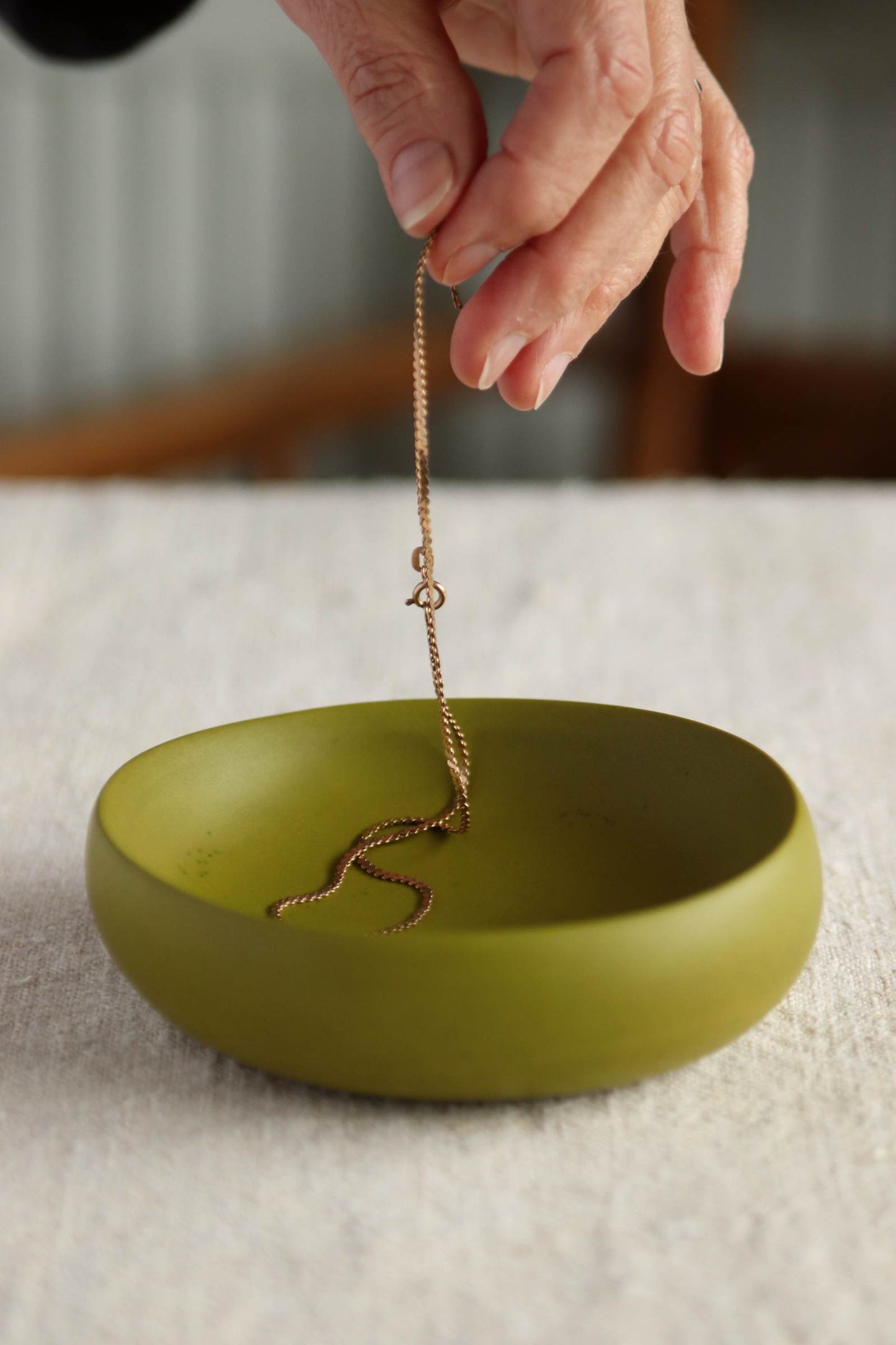 Trinket Bowl (Olive Green Collection) - Skwid Studio