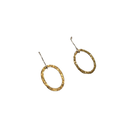 TARREA Gold Earrings - Lynsey de Burca