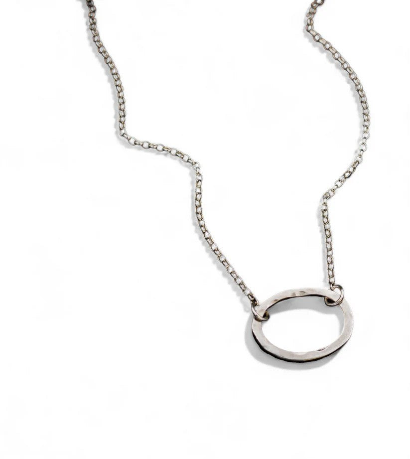 TARREA Silver Pendant Necklace - Lynsey de Burca