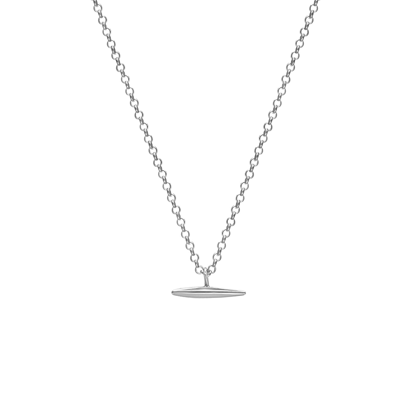 The Bar Necklace - Silver