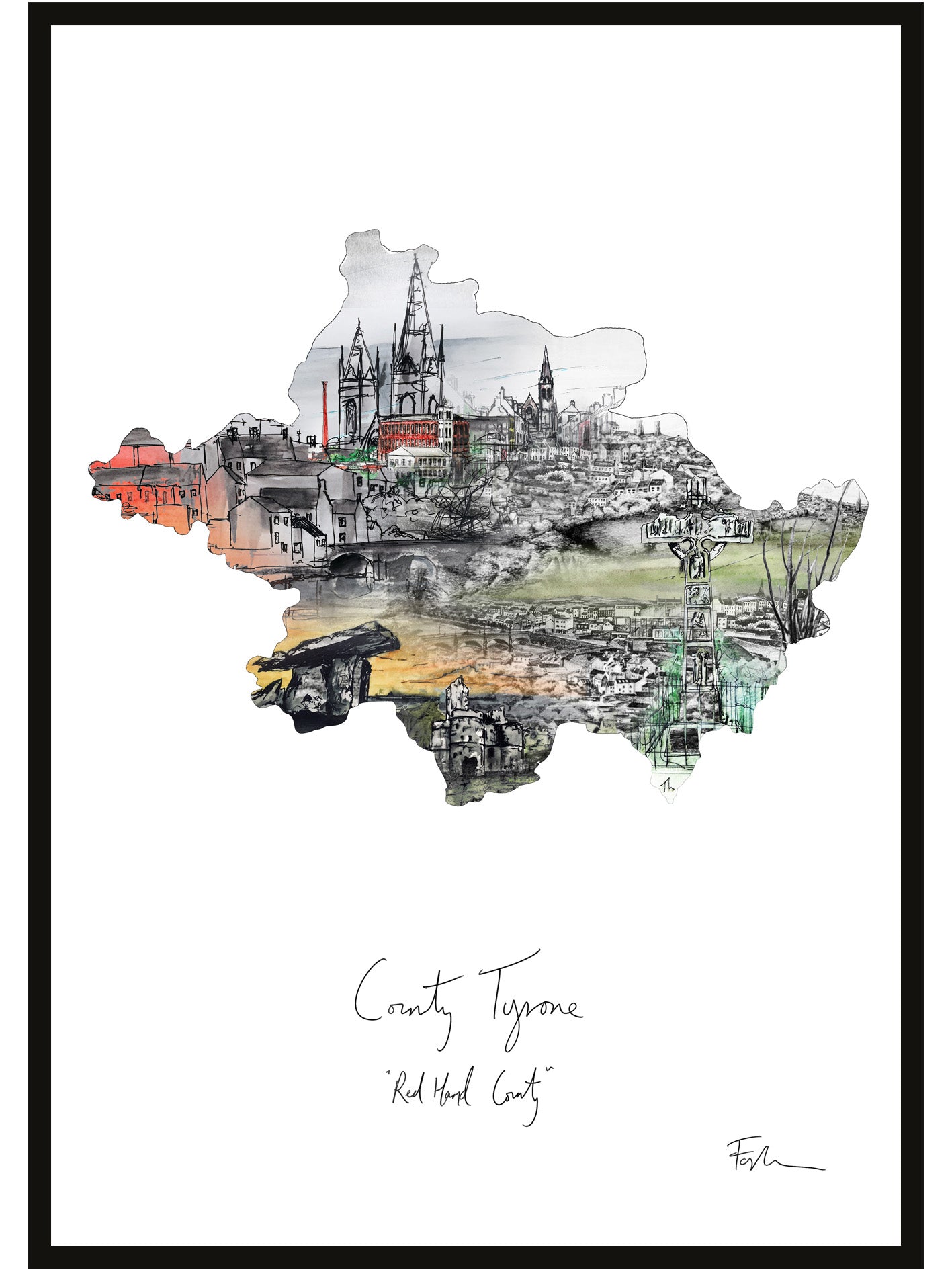 County Tyrone, The Red Hand County (Colour)