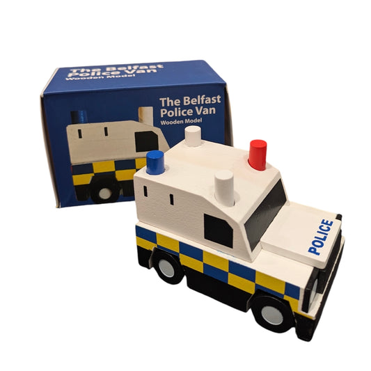 The Wee Belfast Police Van - Wooden Model