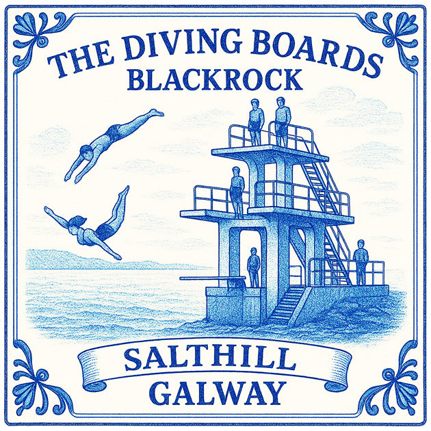 Diving off Blackrock - Salthill, Galway