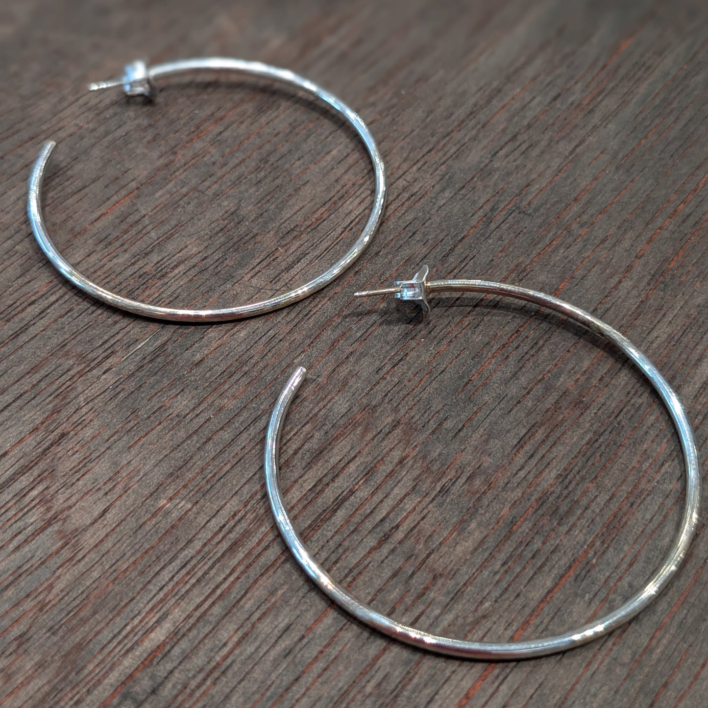 LARGE HOOPS - Silver