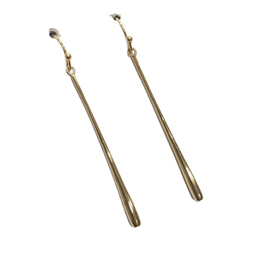 Gold Linear Drop Earrings