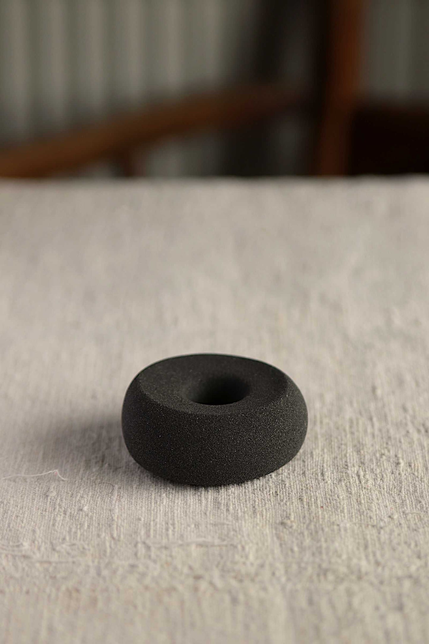 Short Candle Holder (Charcoal Collection) - Skwid Studio