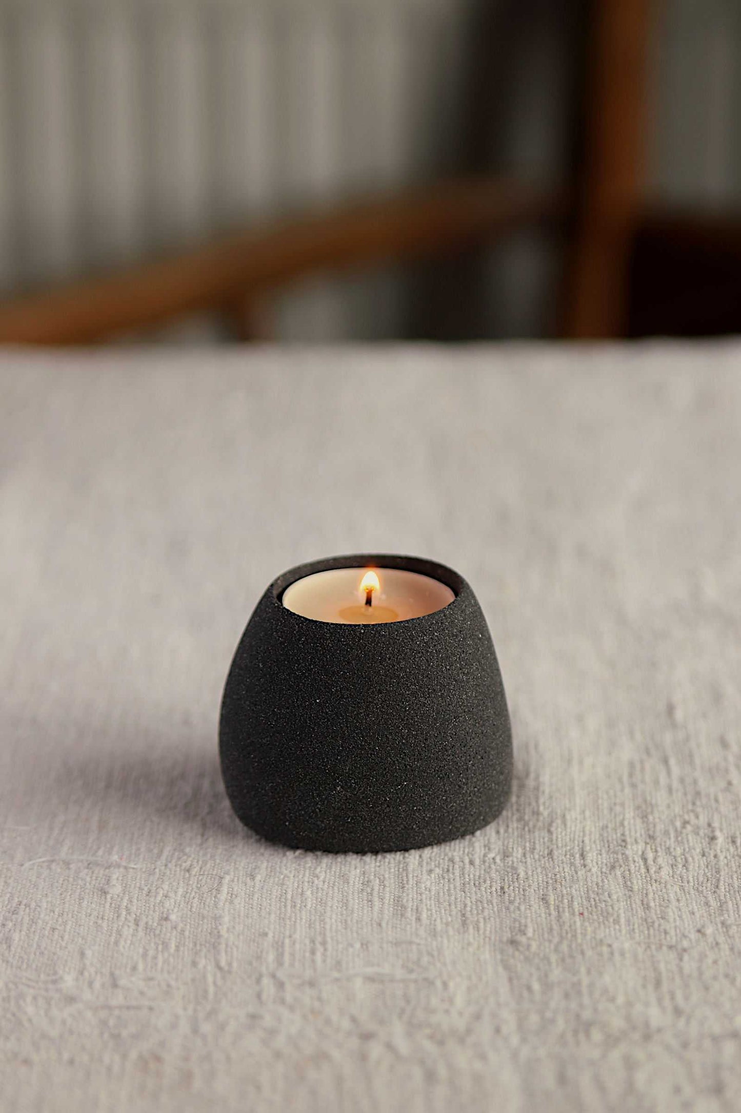 Tealight Holder (Charcoal Collection) - Skwid Studio