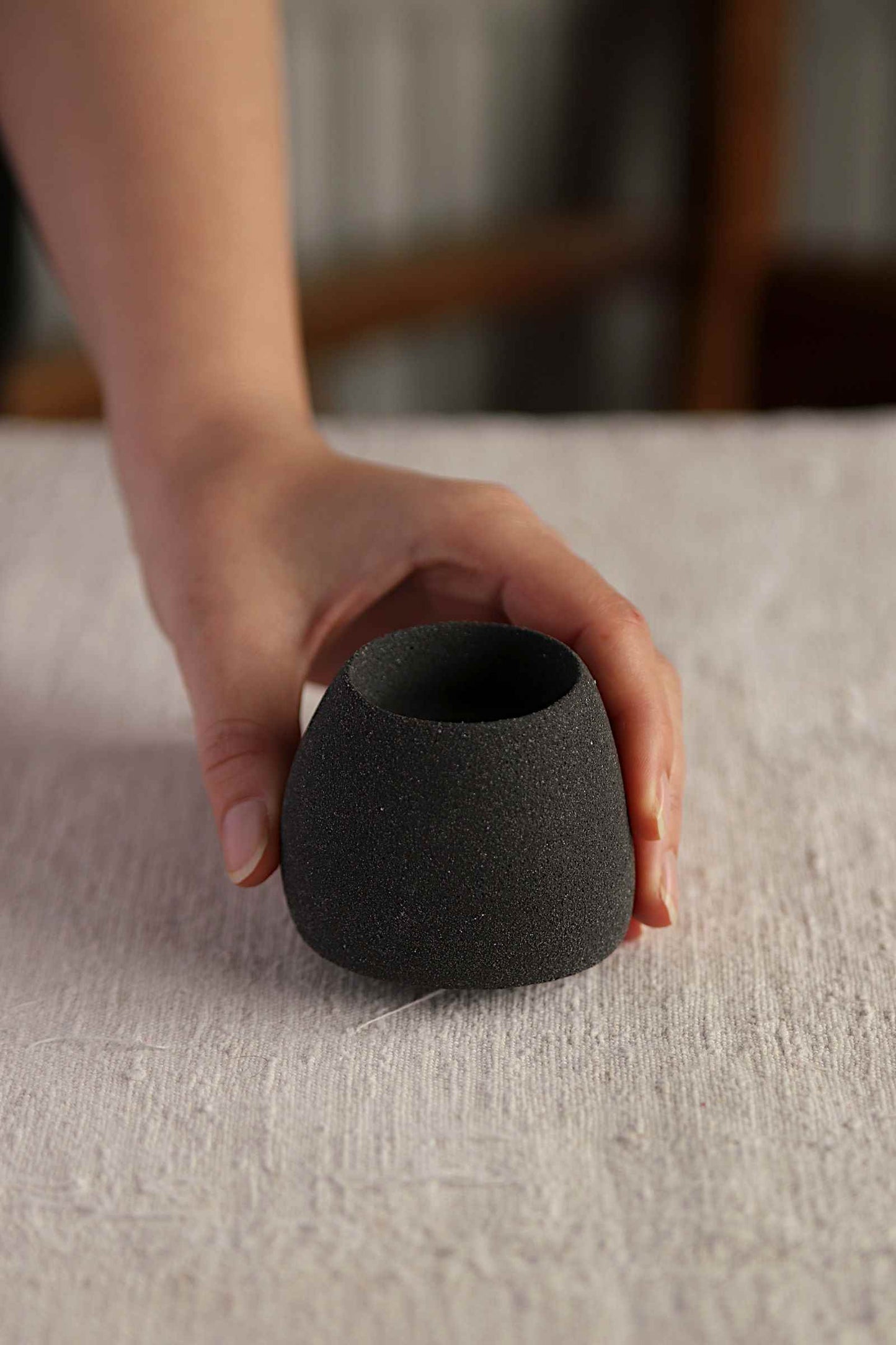 Tealight Holder (Charcoal Collection) - Skwid Studio