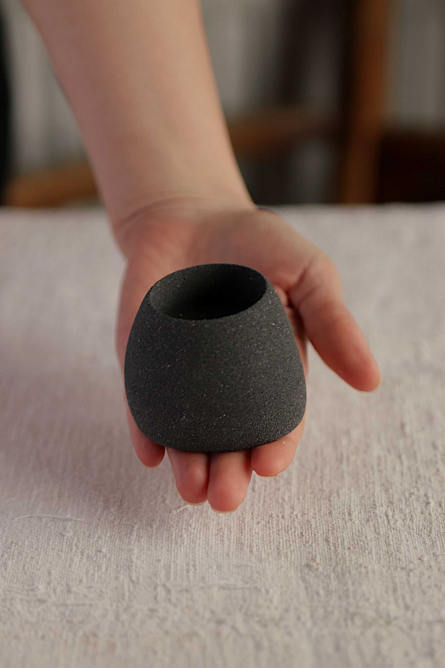 Tealight Holder (Charcoal Collection) - Skwid Studio