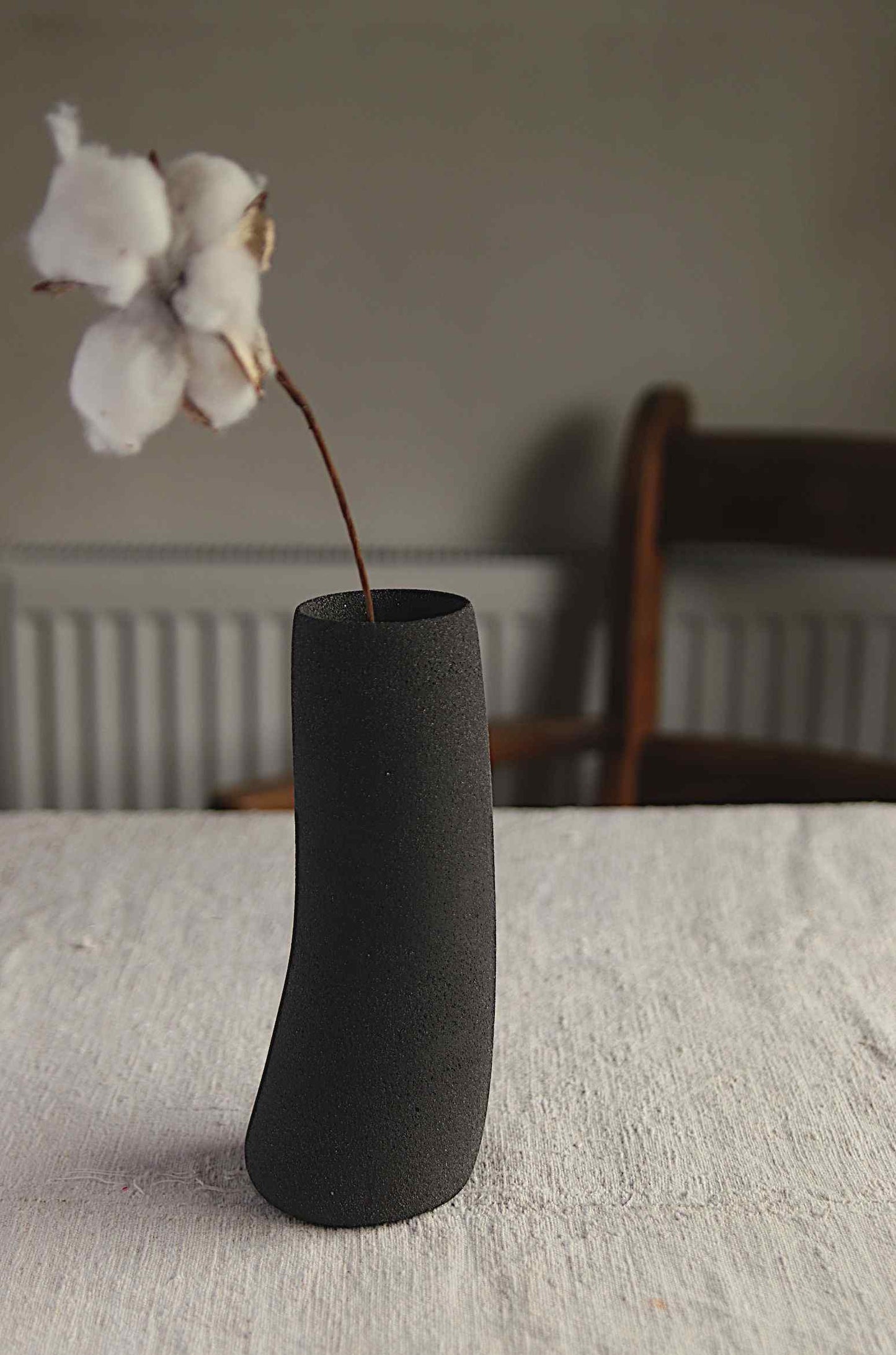 Tubular Vase (Charcoal Collection) - Skwid Studio
