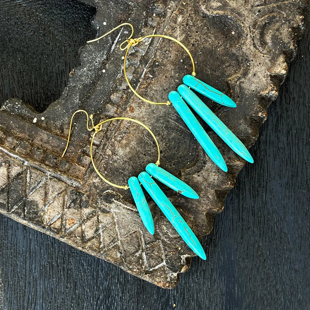 Turquoise Drop Earrings
