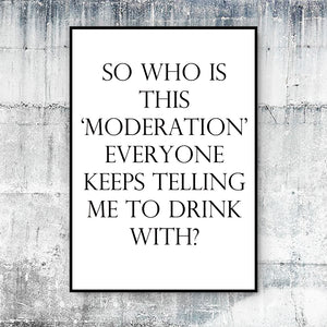 SO WHO IS THIS MODERATION?