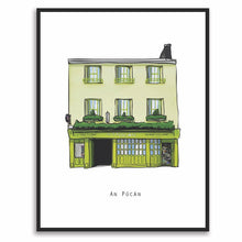 Load image into Gallery viewer, AN PÚCÁN - Galway Pub Print - Made in Ireland
