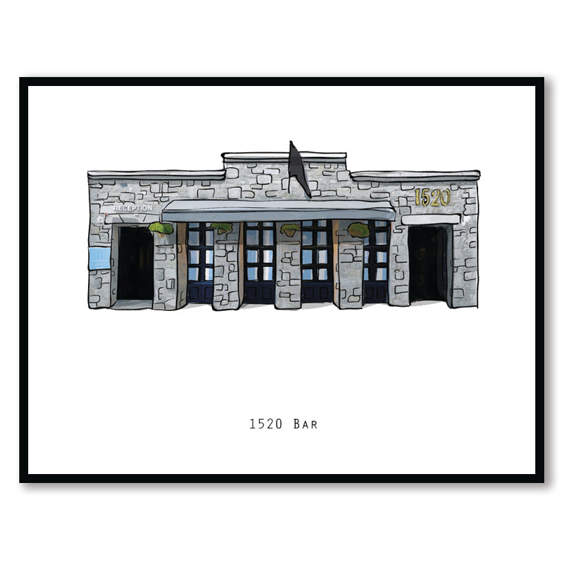 1520 BAR - Galway Pub Print - Made in Ireland