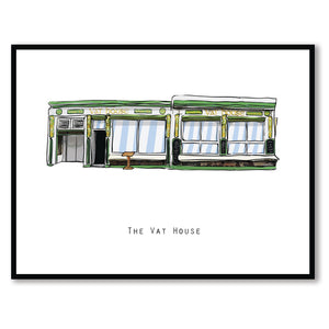 The VAT HOUSE - Dublin Pub Print - Made in Ireland