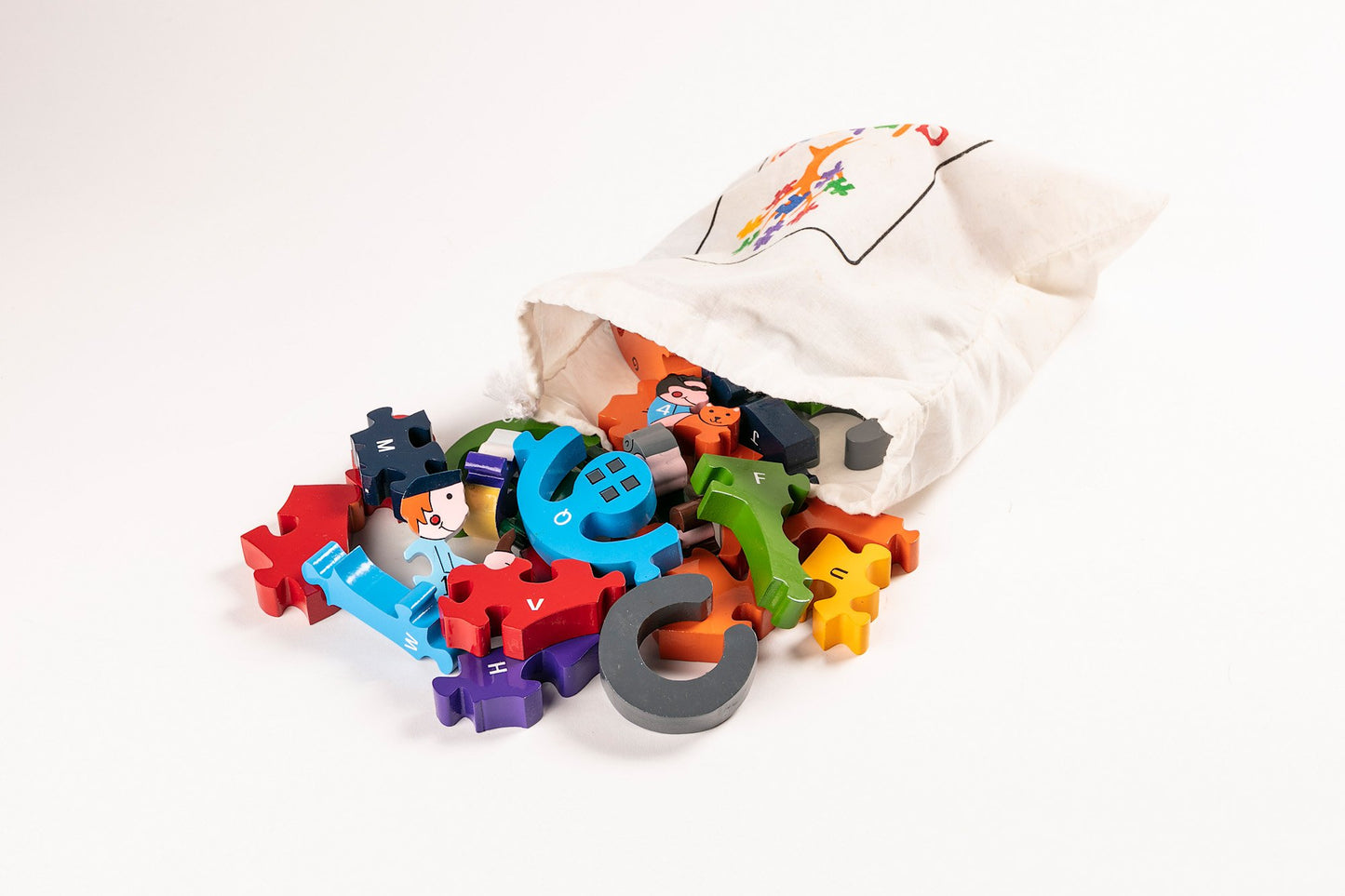 BUS - Wooden Alphabet Jigsaw Puzzle