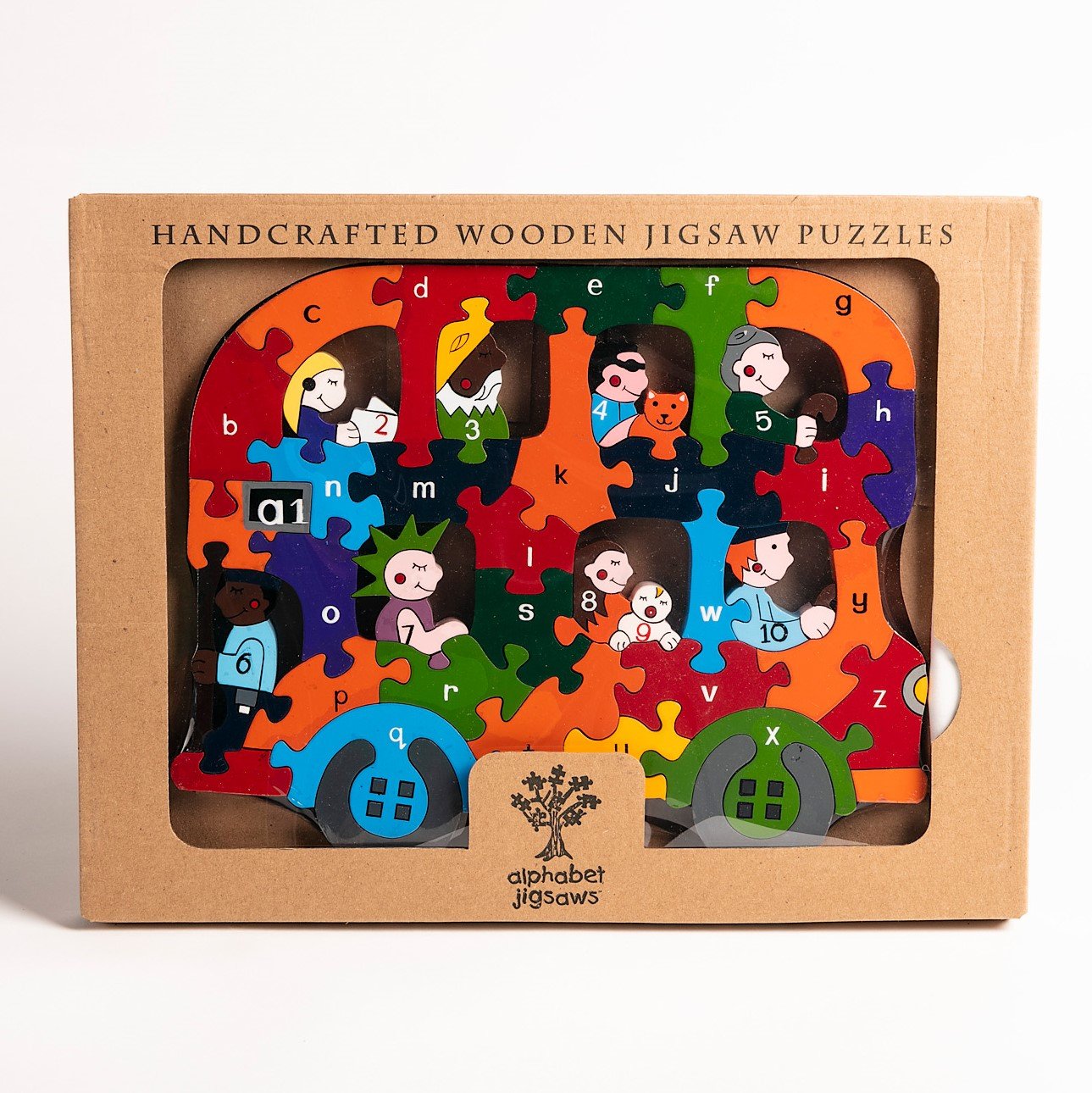 BUS - Wooden Alphabet Jigsaw Puzzle