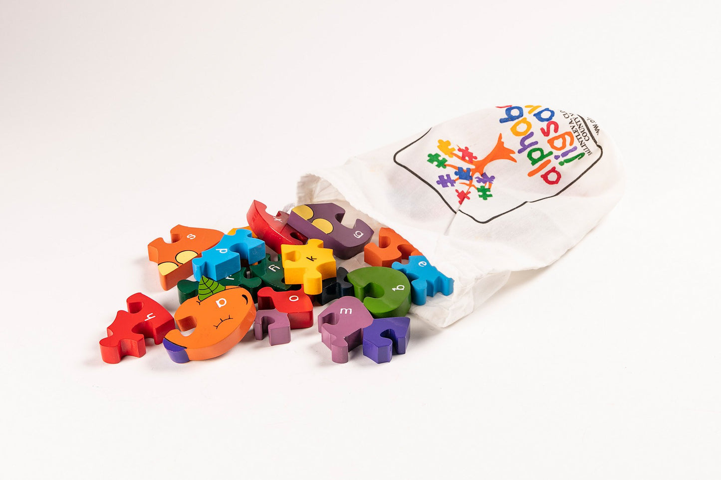 DINOSAUR - Wooden Alphabet Jigsaw Puzzle