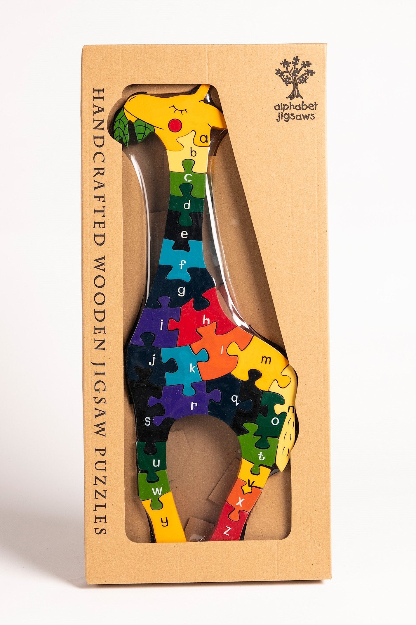 GIRAFFE - Wooden Alphabet Jigsaw Puzzle