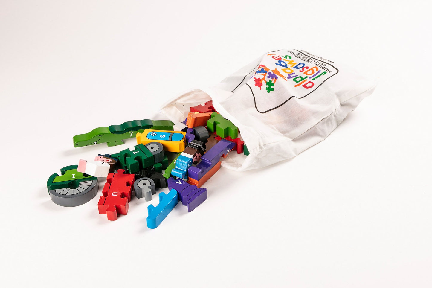 TRAIN - Wooden Alphabet Jigsaw Puzzle