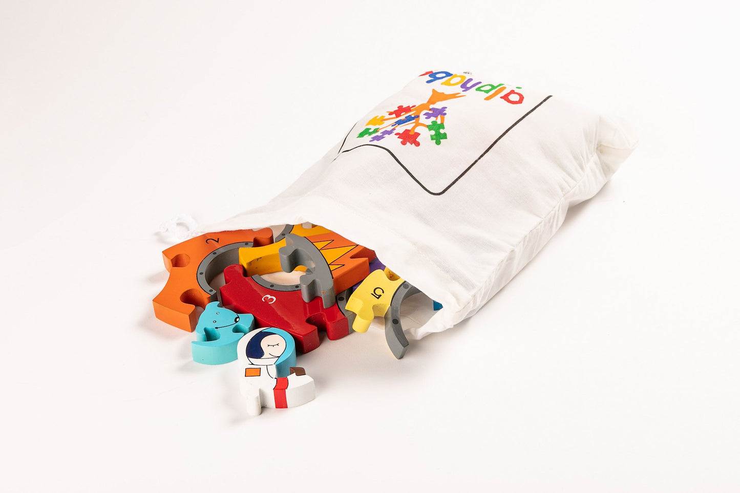 ROCKET - Wooden Number Jigsaw Puzzle