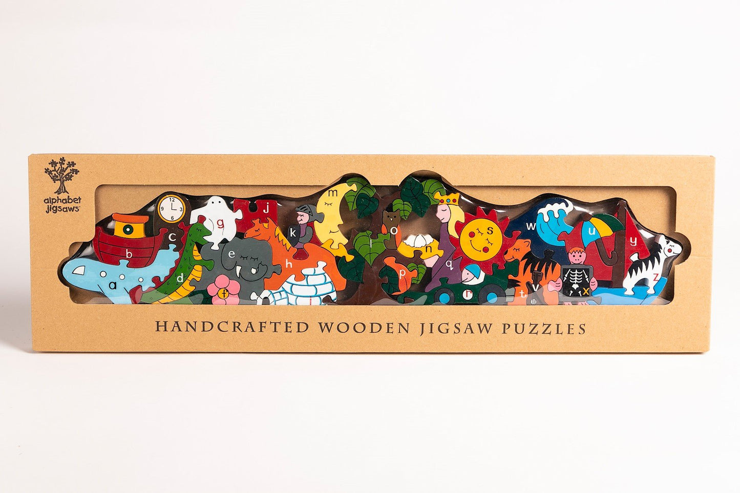 SUN & MOON - Wooden Alphabet Jigsaw Puzzle