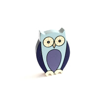 Load image into Gallery viewer, OWL - Wooden Animal Magnet
