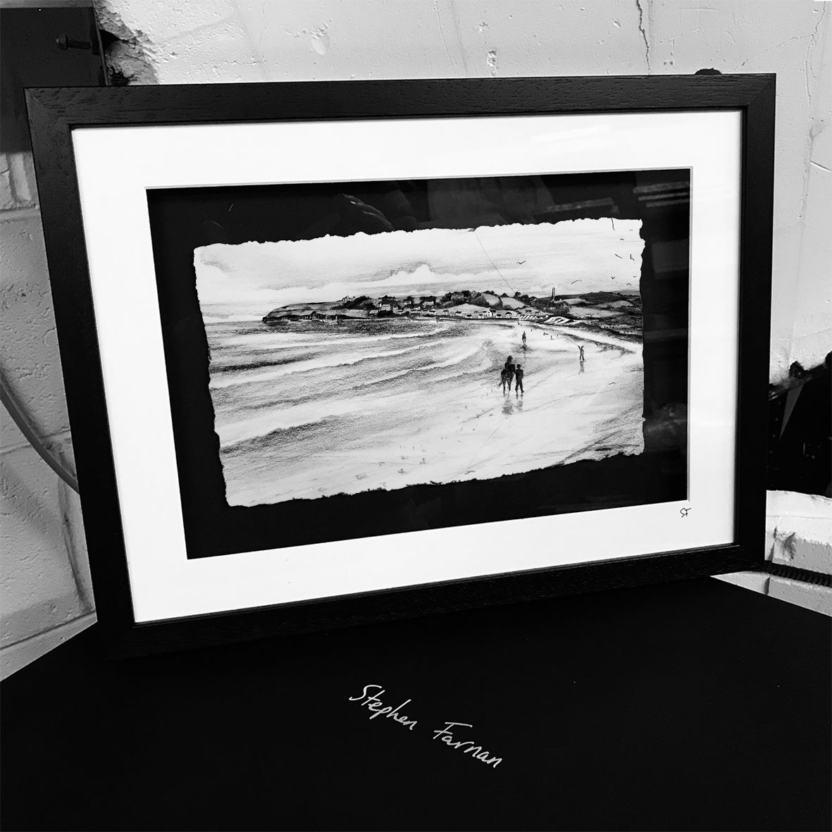 ARDMORE - Mile Long Sandy Beach County Waterford by Stephen Farnan