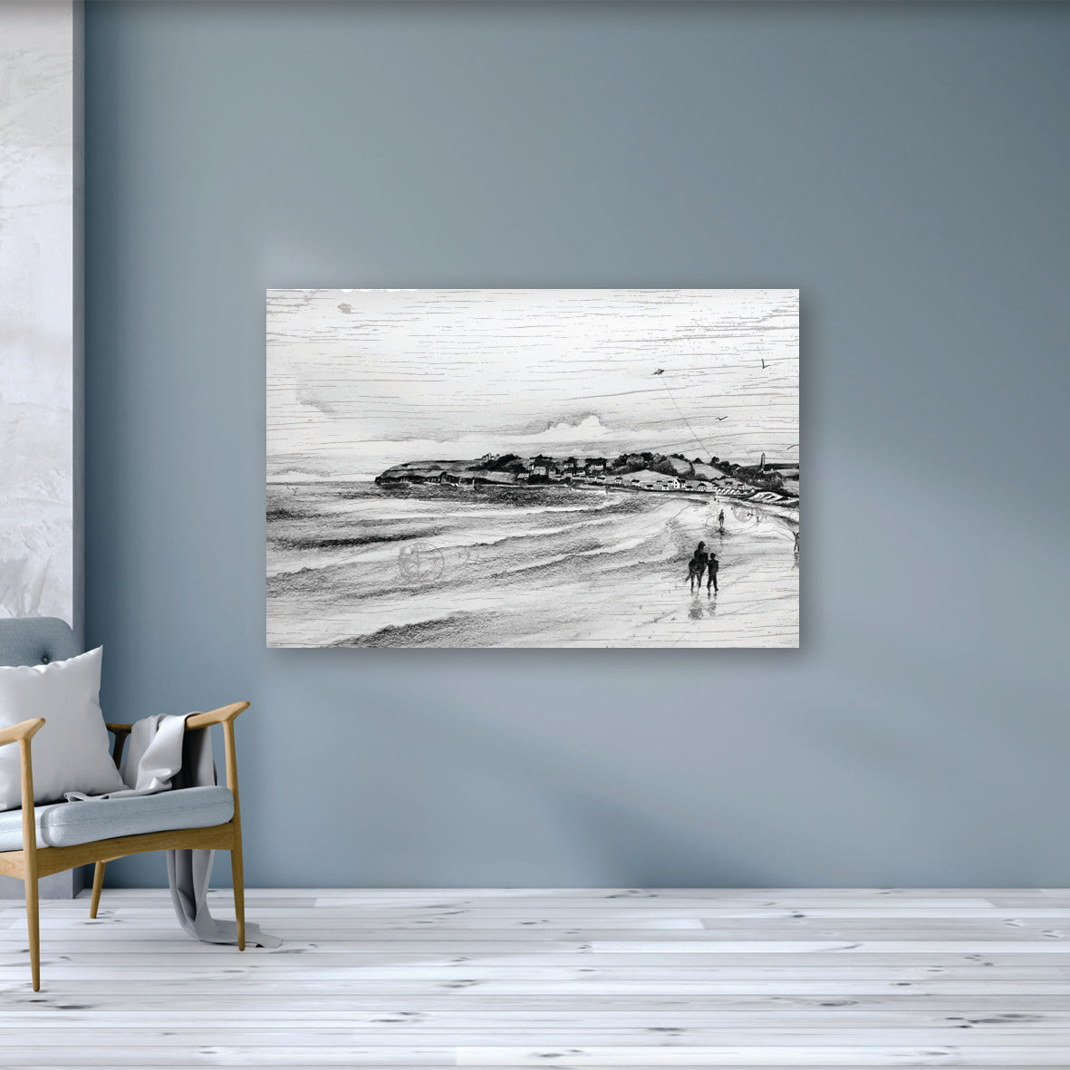 ARDMORE - Mile Long Sandy Beach County Waterford by Stephen Farnan
